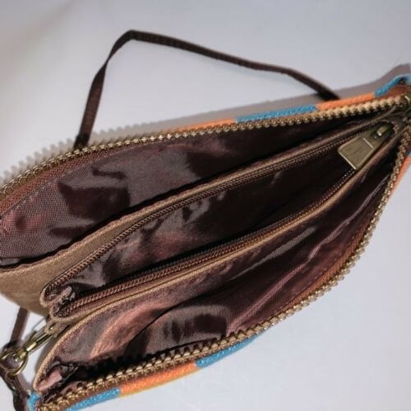 CROSSBODY SHOULDER HANDBAG MADE WITH PENDLETON WOOL AND LEATHER - Picture 8 of 8